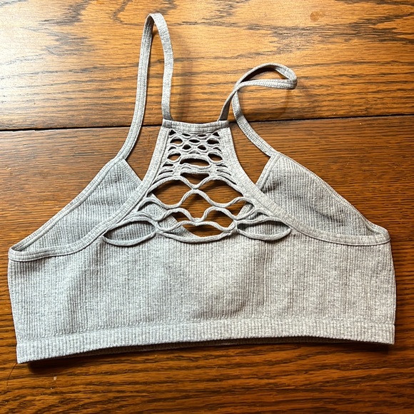 Free People Intimates Seamless Ribbed Baby Racerback Bralette - Picture 6 of 11